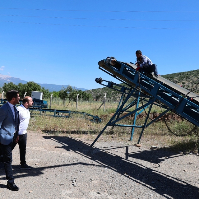 Tavas Belediyesinin üretim tesisi hizmete hazırlanıyor