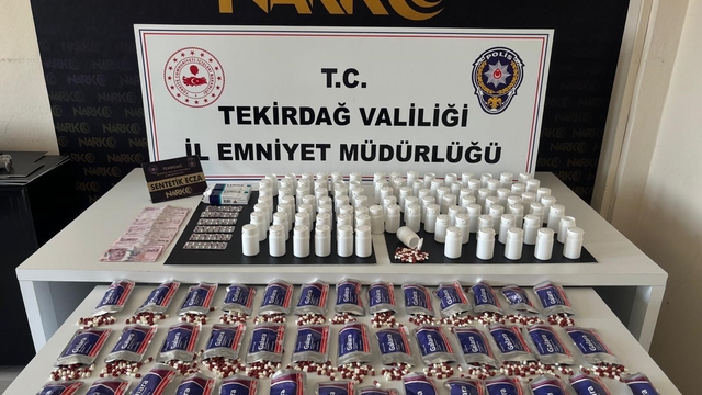 Tekirdağ'da zehir tacirlerine operasyon: 3 tutuklama