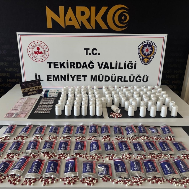 Tekirdağ'da zehir tacirlerine operasyon: 3 tutuklama