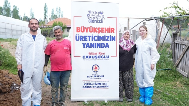 Denizli'de ücretsiz veteriner danışmanlık hizmeti sürüyor
Denizli Büyükşehirden küçük ölçekli üreticiye veteriner danışmanlık hizmetini