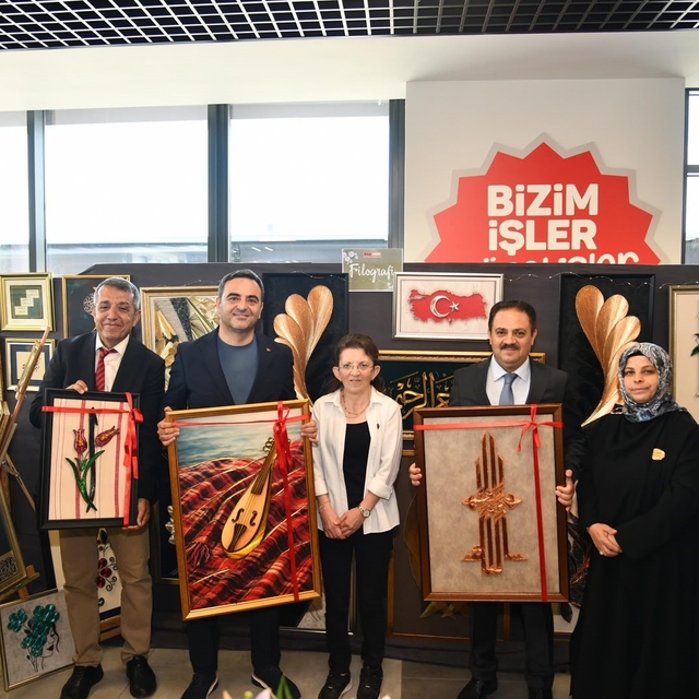 BAŞ-MEK'te emek ve üretim sergilendi