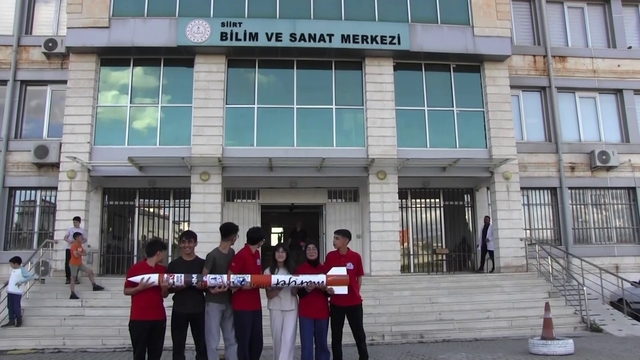 Siirt'te Marifet Roket Takımı bu yıl TEKNOFEST'te birincilik için yarışacak