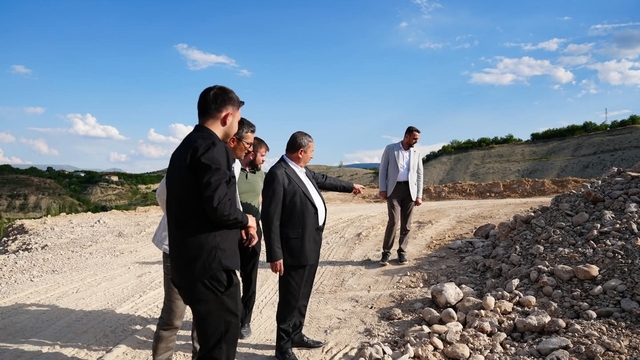 Darende Millet Bahçesi'nde çalışmalar yerinde incelendi