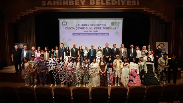Şahinbey Belediyesi'nden çevreci okullara ödül