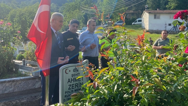 Şehit Polis Ahmet Zerin'in ailesine ziyaret