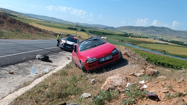 Elazığ'da trafik kazası: 1 yaralı