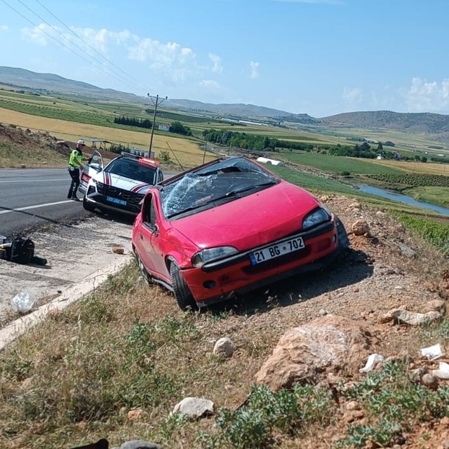 Elazığ'da trafik kazası: 1 yaralı