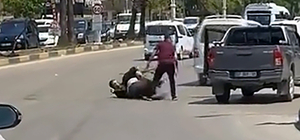 Cadde ortasındaki kavga, aile meselesinden çıkmış; taraflar tutuklandı