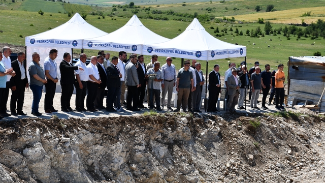 Vezirköprü OSB'de ilk temel heyecanı