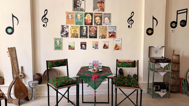 Bu kafede her şey nostaljik