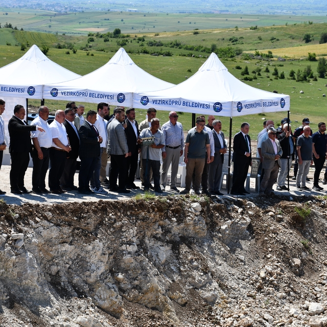 Vezirköprü OSB'de ilk temel heyecanı