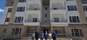 Kaymakam Algın ve Başsavcı Duran, adliye lojmanlarında incelemelerde bulund...