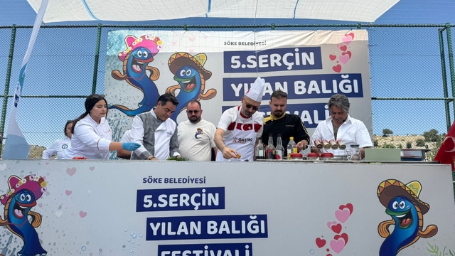 Söke'de Yılan Balığı Festivali Coşkusu başladı
Bafa'nın bereketi, Serçin'in kültürü festivalde hayat buldu