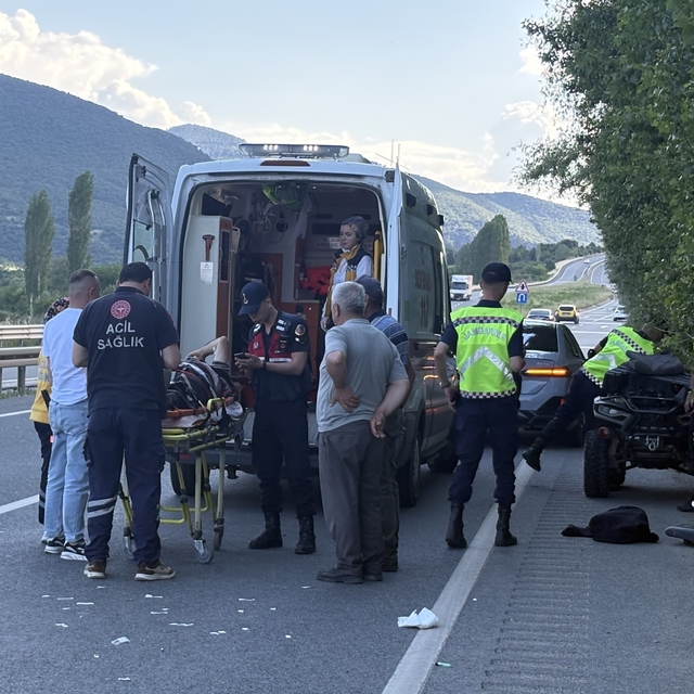 Kastamonu'da ATV kazası: 1 yaralı