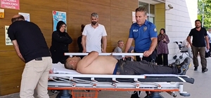 Kiraz toplamak için ağaca çıktı, düşerek ağır yaralandı