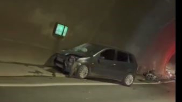 Tünelde feci kaza: Motosiklet sürücüsü hayatını kaybetti