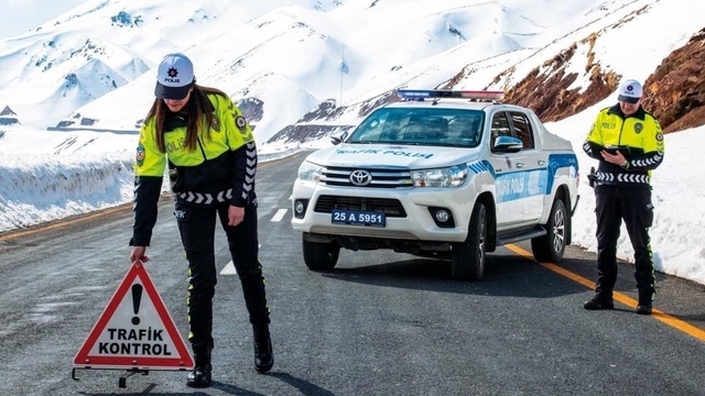 Erzurum kent merkezinde bir ayda 146 trafik kazası