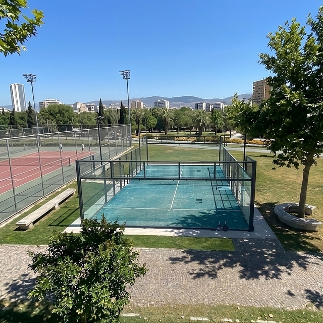 Bostanlı Sahili'ne yeni padel kortları geliyor