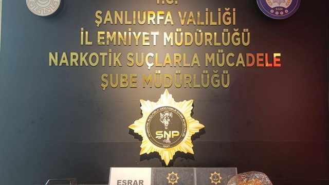 Şanlıurfa'da uyuşturucu operasyonu: 3 gözaltı