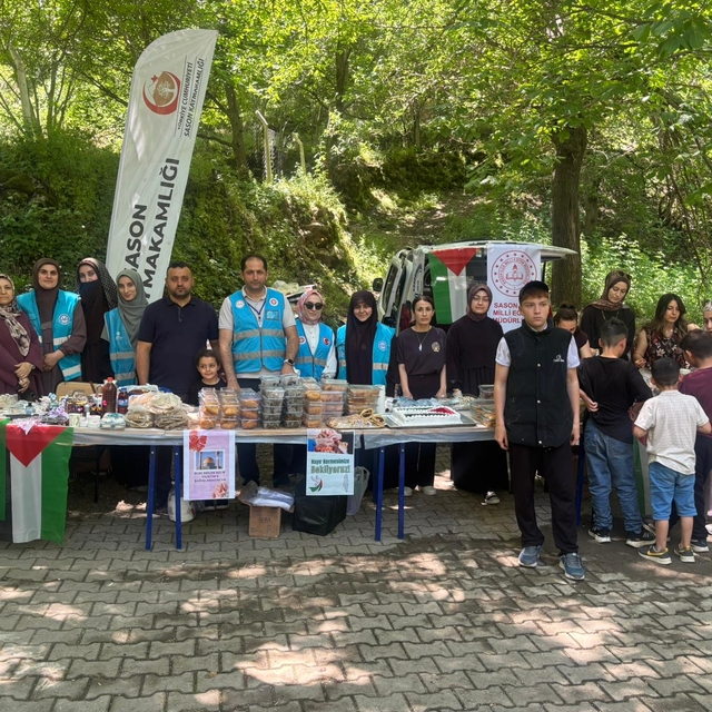 Sason'da Gazze yararına kermes düzenlendi