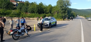 Kastamonu'da çarpışan iki motosikletin sürücüsü yaralandı