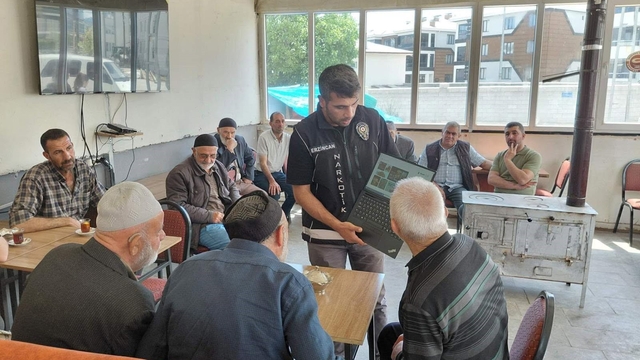 Erzincan'da bin 535 kişiye uyuşturucuyla mücadele eğitimi verildi