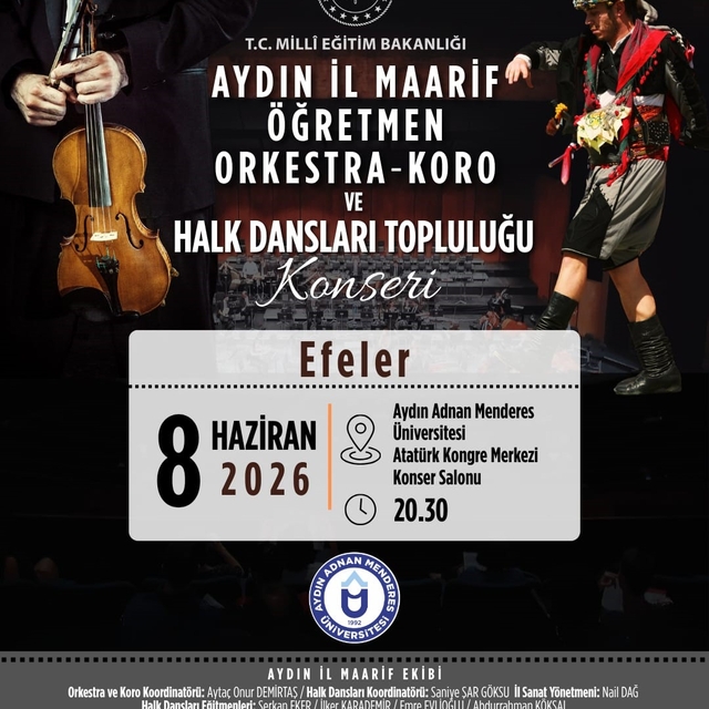 Aydın İl Maarif Korosu sanatseverlerle buluşuyor