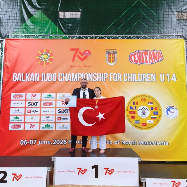 Kayserili Judocu Sarıkaya Balkan İkincisi oldu