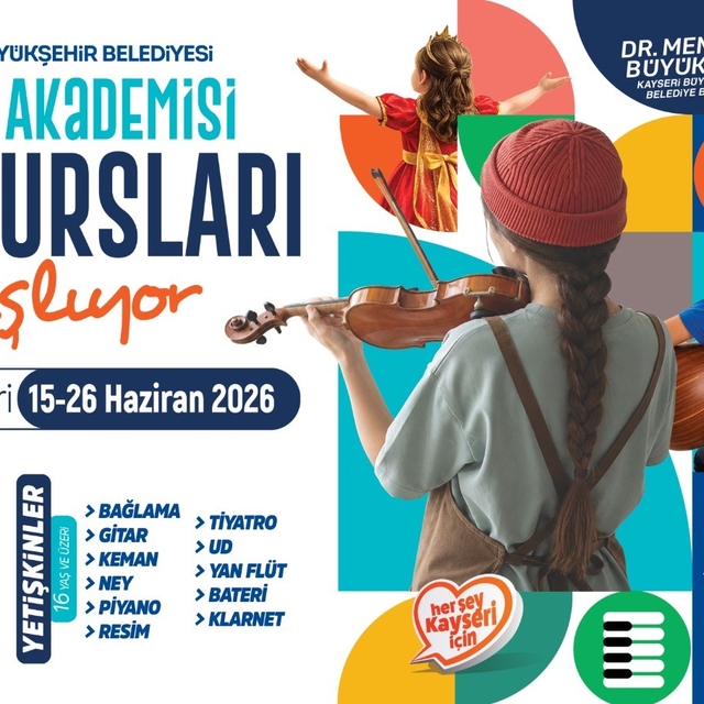 Büyükşehir Konservatuarı'nda Yaz Kursları için kayıtlar başlıyor