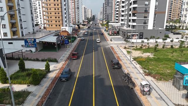 Mezitli'de ulaşımı rahatlatacak çalışma tamamlandı