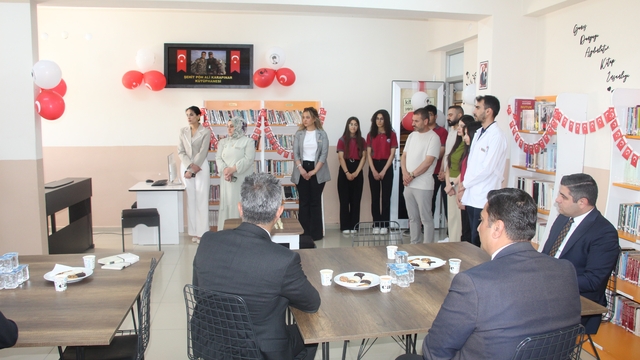 Şırnak'ta Şehit PÖH Ali Karapınar Kütüphanesi açıldı