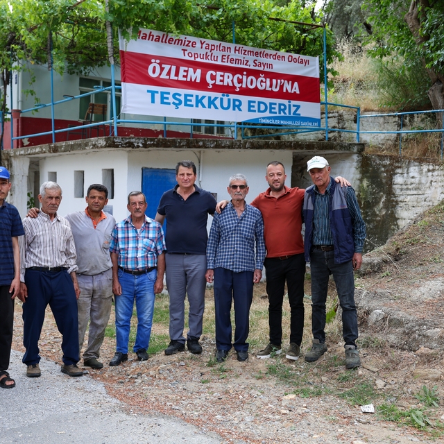 Koçarlılı muhtarlar: "Başkan Çerçioğlu hizmeti ayağımıza getirdi"