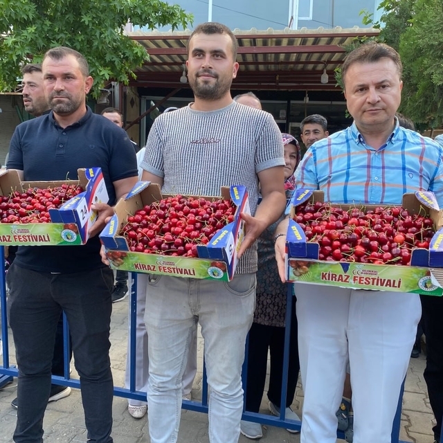 Alaşehir'in en güzel kirazı seçildi