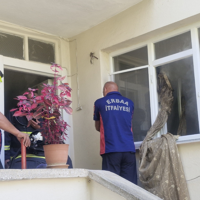 Tokat'ta çıkan yangında yatalak yaşlı adam hayatını kaybetti