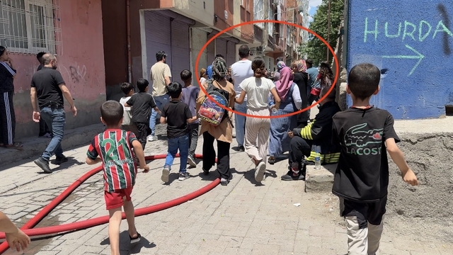 Diyarbakır'da yangın sonrası komşular arasında arbede