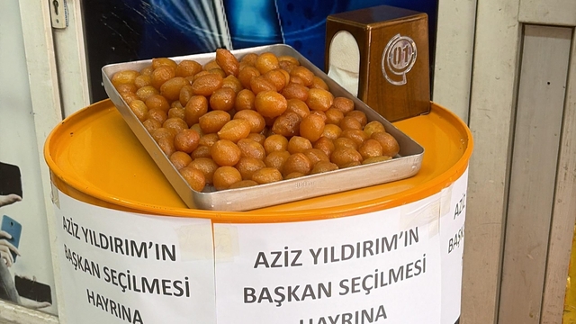 Osmaniye'de Aziz Yıldırım'ın başkanlığına lokmalı kutlama