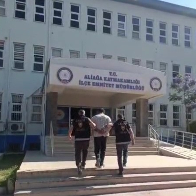 İzmir'de 18 yıl hapisle aranan firari Aliağa'da yakalandı