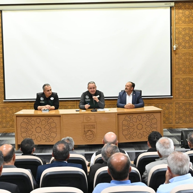 Bayburt'ta DSİ yatırımları muhtarlarla istişare edildi
