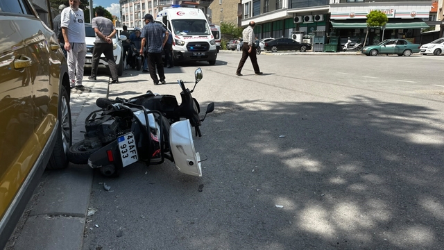 Tavşanlı'da trafik kazası, 2 yaralı