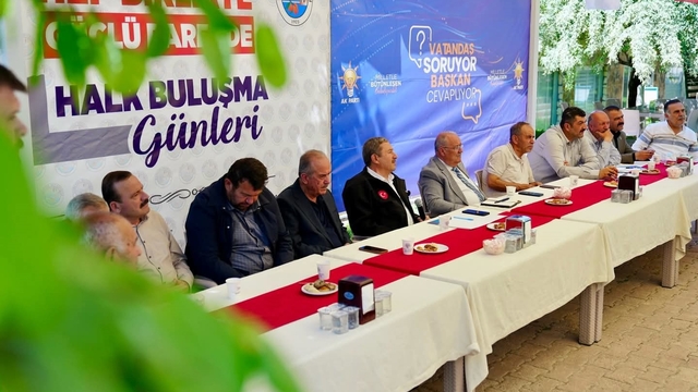 Darende'de vatandaş buluşması