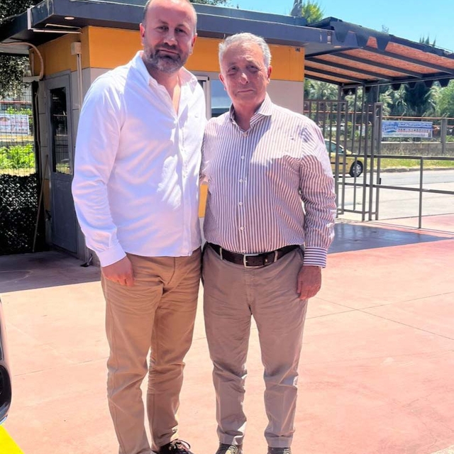 Altay Başkanı Sinan Kanlı İzmir'de Ahmet Nur Çebi ile buluştu