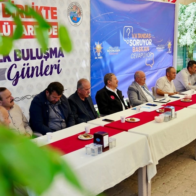 Darende'de vatandaş buluşması