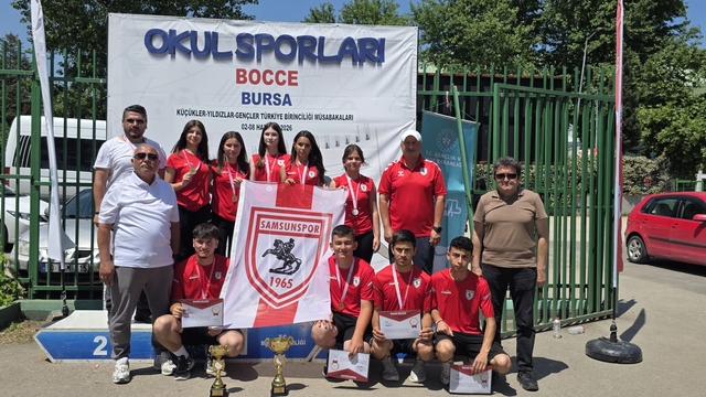 Samsunspor Bocce Takımı, üst üste ikinci kez Türkiye Şampiyonu oldu