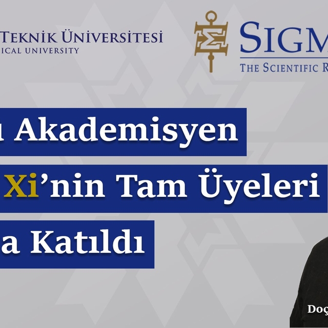ETÜ'lü akademisyen Sigma Xi'nin tam üyeleri arasına katıldı