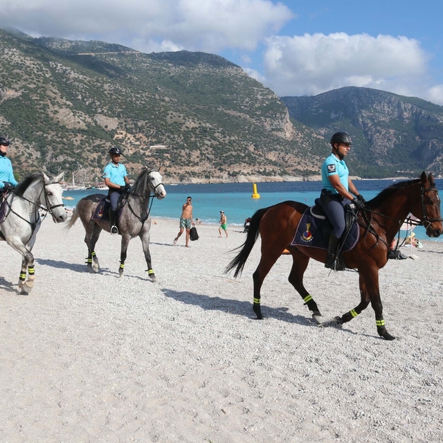 'Atlı Jandarma Timi' Ölüdeniz'de göreve başladı
