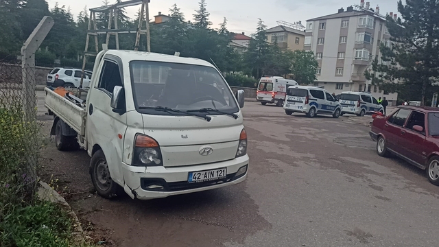 Konya'da trafik kazası: 2 yaralı