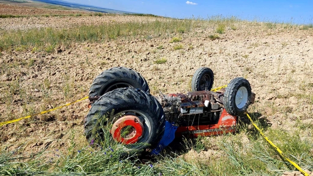 Nevşehir'de devrilen traktörün altında kalan çiftçi öldü