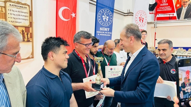 Siirt TSO Satranç Turnuvası tamamlandı