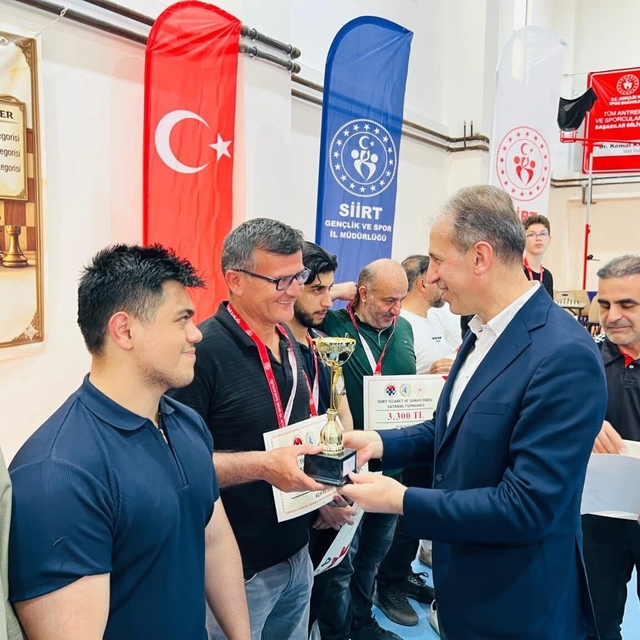 Siirt TSO Satranç Turnuvası tamamlandı