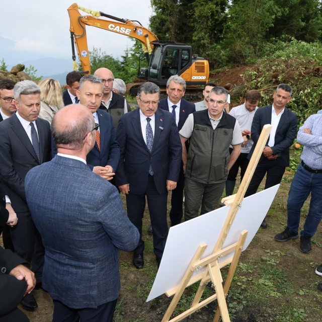 Trabzon'da sahipsiz hayvanlar için doğal yaşam alanının yapımına başlandı